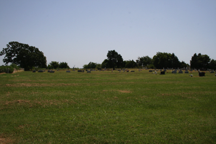 Cemetery viewed from northwest corner
