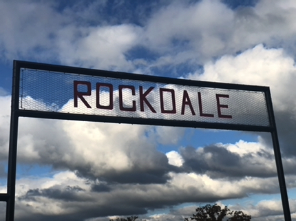 Refurbished entry gate frame and sign. Refurbished entry gate frame and sign.