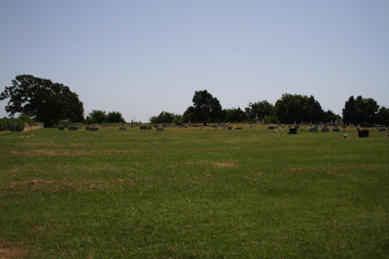 Cemetery viewed from northwest corner Cemetery viewed from northwest corner